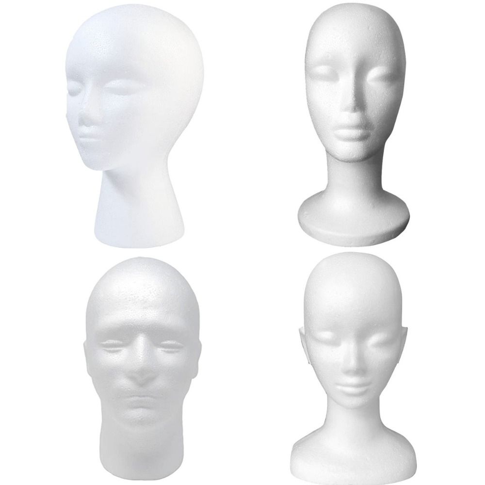Cosplay Prop Foam - หุ่นโชว์แว่นตา หุ่นจำลองศีรษะผู้หญิง หุ่นโฟม หุ่นโชว์ทำจากโฟม หุ่นศีรษะโฟม หุ่นโชว์วิกผม