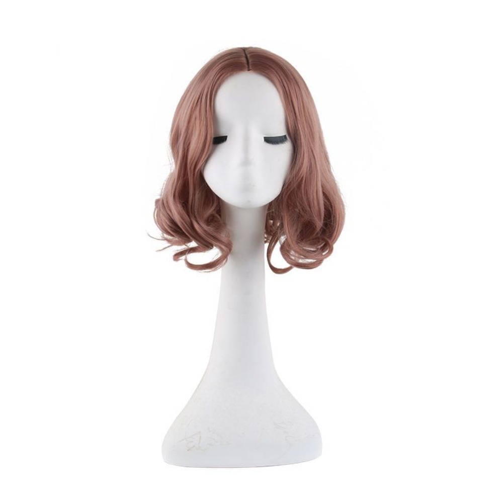 Wig Fiber Net - เพอร์โซน่า 5 โอคุมุระ ฮารุคอสเพลย์วิกผมอะนิเมะทรงผมหยิกเส้นใยทนความร้อนสูงระบายอากาศได้ดีโรสเน็ตแคป