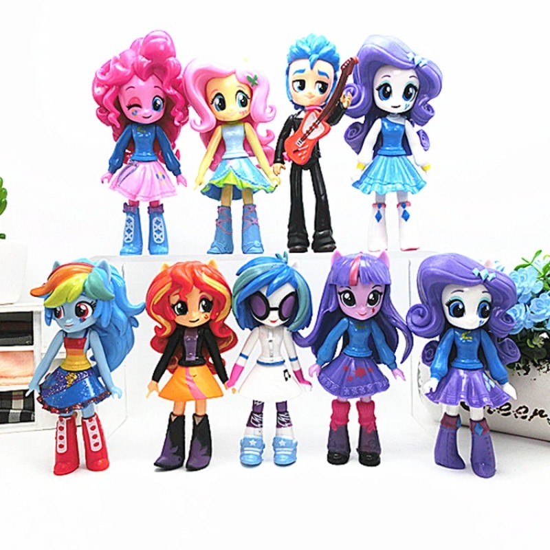 Kotobukiya Bishoujo - 9 ชิ้น/เซ็ตอะนิเมะมาย ลิตเติ้ล โพนี่ คิว เวอร์ชั่น