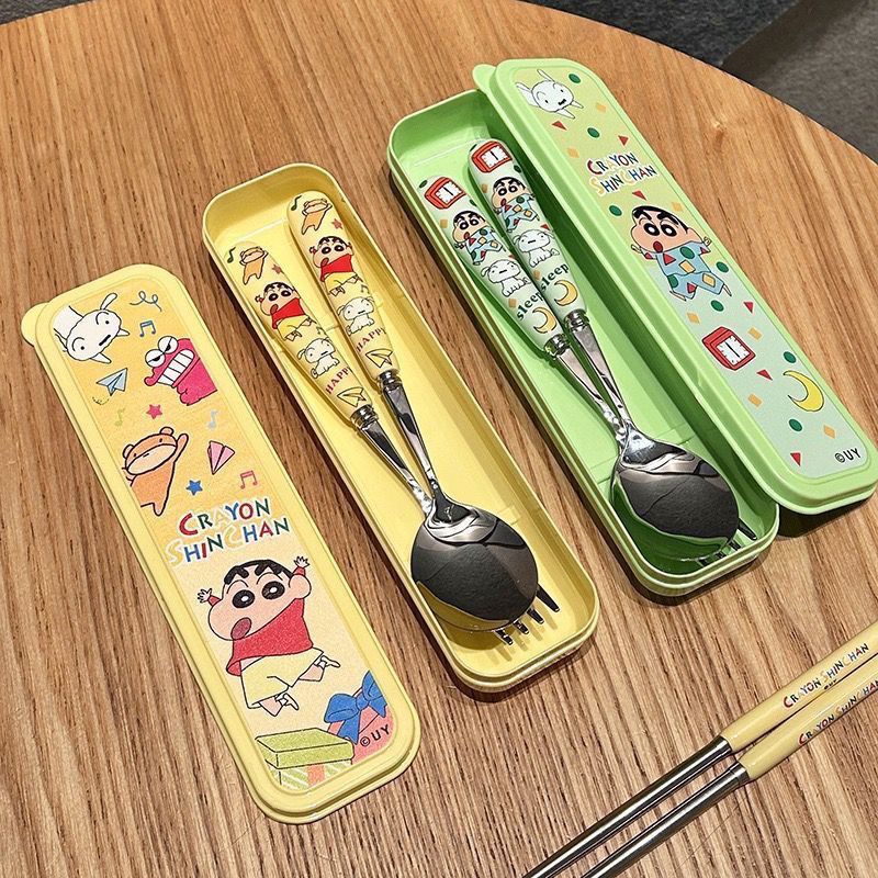 ชุดช้อนส้อมตะเกียบสแตนเลสลายคา - Cosplay Prop Kit บทวิจารณ์และราคา