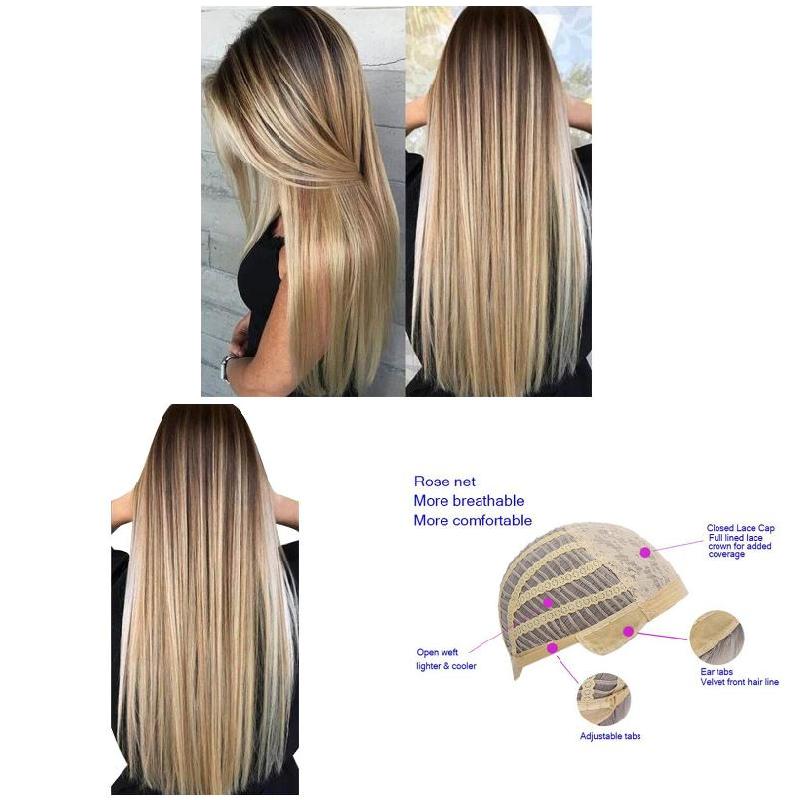 72 ซม.ผู้หญิงวิกผมยาวตรงผมสุทธ - Wig Fiber Net บทวิจารณ์และราคา