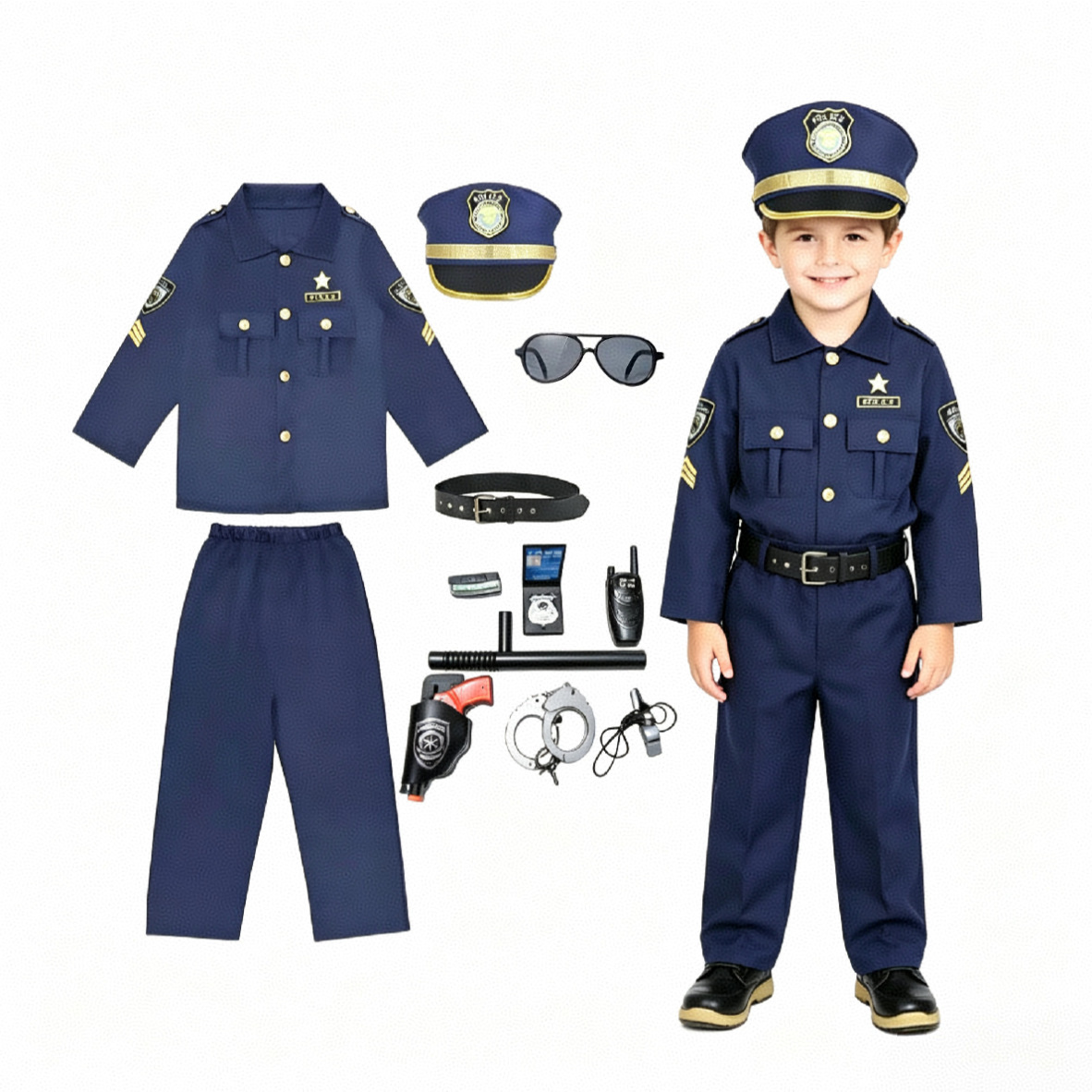 ชุดคอสเพลย์เจ้าหน้าที่ตำรวจสำห - Cosplay Prop Kit บทวิจารณ์และราคา
