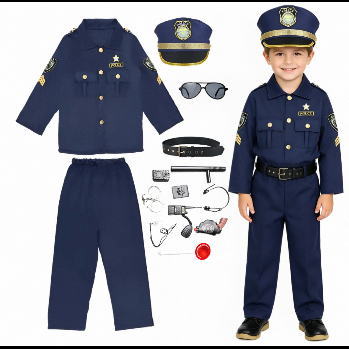 ชุดคอสเพลย์เจ้าหน้าที่ตำรวจสำห - Cosplay Prop Kit บทวิจารณ์และราคา