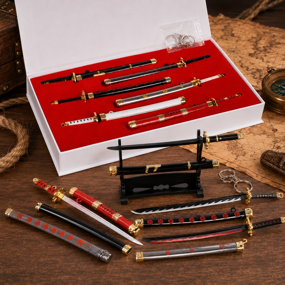อะนิเมะวันพีซ โซโร่ ดาบพวงกุญแ - Cosplay Prop Katana บทวิจารณ์และราคา