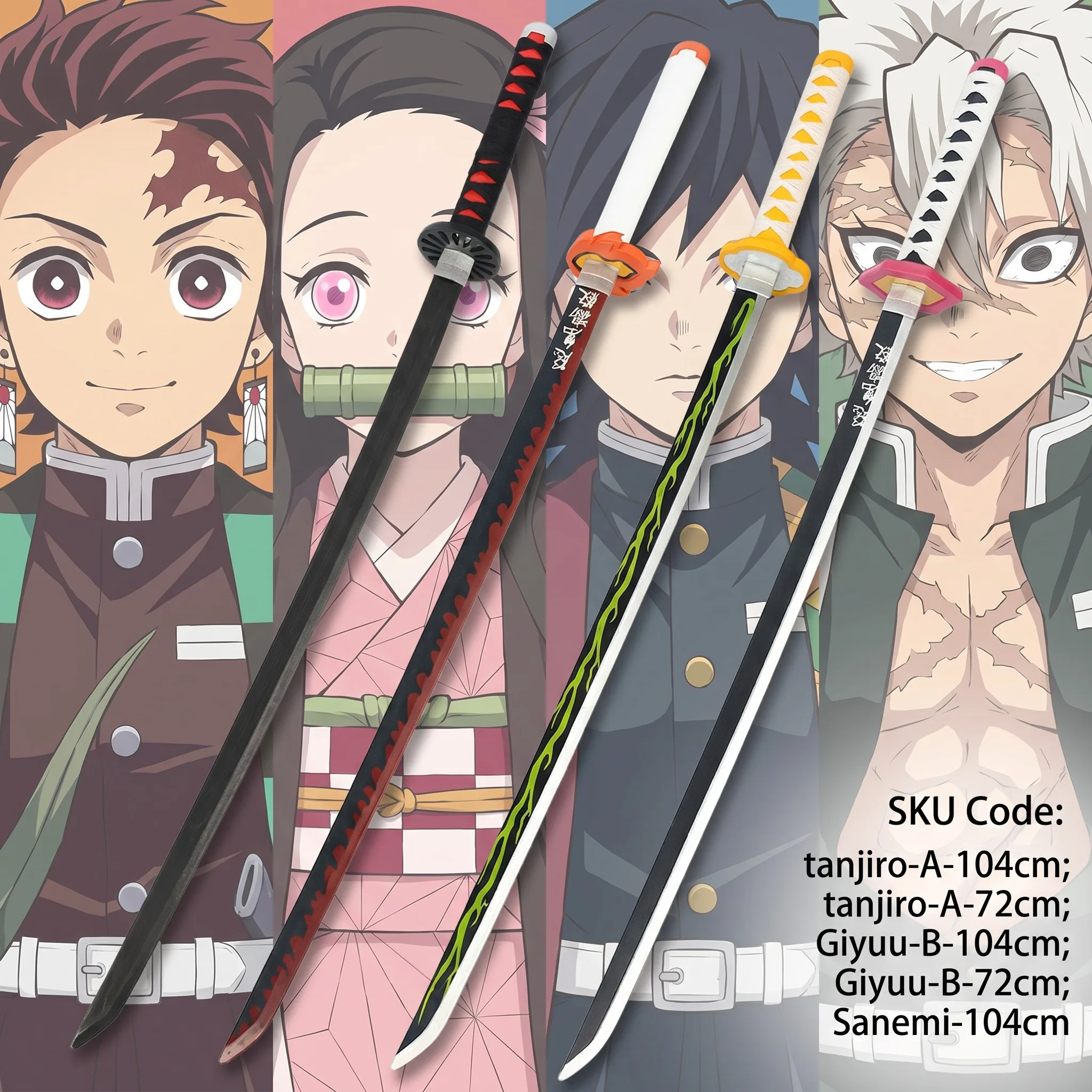 ดาบคาตานะ 72 104 ซม. ดาบพิฆาตอ - Cosplay Prop Katana บทวิจารณ์และราคา