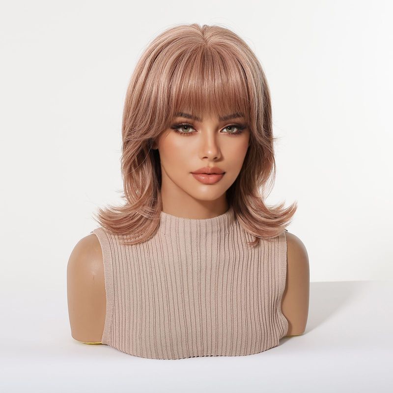 วิกผมผู้หญิงมีหน้าม้า ทรงหางหม - Wig Fiber Net บทวิจารณ์และราคา
